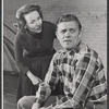 Teresa Wright and Pat Hingle during rehearsal for the stage production The Dark at the Top of the Stairs