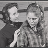 Teresa Wright and Judith Robinson during rehearsal for the stage production The Dark at the Top of the Stairs