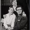 Joan Hackett, Gertrude Berg and Michael Baseleon in rehearsal for the stage production Dear Me, the Sky is Falling