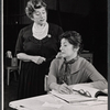 Gertrude Berg and Tresa Hughes in rehearsal for the stage production Dear Me, the Sky is Falling