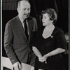 Howard Da Silva and Gertrude Berg in rehearsal for the stage production Dear Me, the Sky is Falling