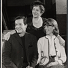 Michael Baseleon, Gertrude Berg and Jill Kraft in rehearsal for the stage production Dear Me, the Sky is Falling