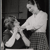 Gertrude Berg and Joan Hackett in rehearsal for the stage production Dear Me, the Sky is Falling