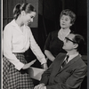 Joan Hackett, Gertrude Berg and William Daniels in rehearsal for the stage production Dear Me, the Sky is Falling