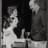 Joan Hackett, Gertrude Berg and Howard Da Silva in rehearsal for the stage production Dear Me, the Sky is Falling