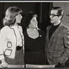 Jill Kraft, Gertrude Berg and William Daniels in rehearsal for the stage production Dear Me, the Sky is Falling