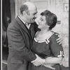 Howard Da Silva and Gertrude Berg in the stage production Dear Me, the Sky Is Falling