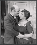 Howard Da Silva and Gertrude Berg in the stage production Dear Me, the Sky Is Falling