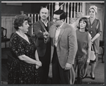 Gertrude Berg, Howard Da Silva, William Daniels, Jill Kraft,  and Martha Greenhouse in the stage production Dear Me, the Sky Is Falling