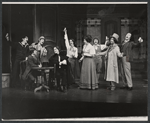 Bruce Heighley, Richard Kneeland [at table] and ensemble in the stage production Dear Oscar