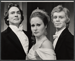 Richard Kneeland, Kimberly Vaughn and Russ Thacker in the stage production Dear Oscar