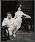Harold Scott and Rae Allen in the stage production The Death of Bessie Smith