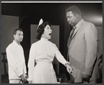 Harold Scott, Rae Allen and John McCurry in the stage production The Death of Bessie Smith