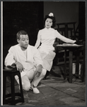 Harold Scott and Rae Allen in the stage production The Death of Bessie Smith