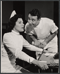 Rae Allen and Lee Richardson in the stage production The Death of Bessie Smith