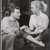Charles McDaniel and Inger Stevens in the stage production Debut