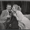 Tom Helmore and Inger Stevens in the stage production Debut