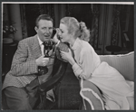 Tom Helmore and Inger Stevens in the stage production Debut