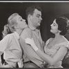 Inger Stevens, Charles McDaniel and Grace Raynor in the stage production Debut