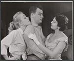 Inger Stevens, Charles McDaniel and Grace Raynor in the stage production Debut