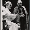 Emlyn Williams and Fred Stewart in the stage production The Deputy