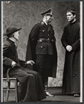 Jeremy Brett [right] and unidentified others in the stage production The Deputy