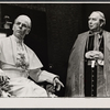 Emlyn Williams and Fred Stewart in the stage production The Deputy