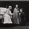 Emlyn Williams, Fred Stewart, and Jeremy Brett in the stage production The Deputy