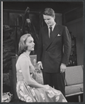 Sylvia Daneel and Paul Roebling in the stage production A Desert Incident