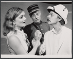 Britt Swanson, Shepperd Strudwick and Jerry Dodge in the stage production The Desert Song