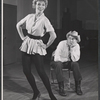Dolores Gray and Andy Griffith in rehearsal for the stage production Destry Rides Again