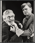 Robert Strauss and Barry Nelson in the stage production Detective Story