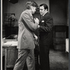 Barry Nelson and Charles Seibert in stage production Detective Story