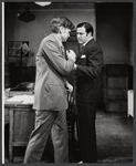 Barry Nelson and Charles Siebert in the stage production Detective Story