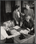 Paul Lipson, Rita Moreno, Marty Brill, Barry Nelson and Robert Strauss in the stage production Detective Story