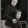 Sam Levene and Olive Deering in rehearsal for the stage production The Devil's Advocate
