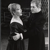 Olive Deering and Leo Genn in the stage production The Devil's Advocate