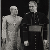 Boris Tumarin and Leo Genn in the stage production The Devil's Advocate