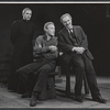 Leo Genn, Edward Mulhare, and Sam Levene in the stage production The Devil's Advocate