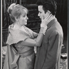 Olive Deering and Dennis Scroppo in the stage production The Devil's Advocate