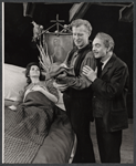 Tresa Hughes, Robert Mulhare, and Sam Levene in the stage production The Devil's Advocate
