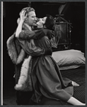 Edward Mulhare and Tresa Hughes in the stage production The Devil's Advocate
