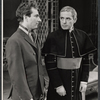 Michael Kane and Leo Genn in the stage production The Devil's Advocate