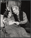 Tresa Hughes and Edward Mulhare in the stage production The Devil's Advocate