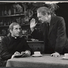 Leo Genn and Sam Levene in the stage production The Devil's Advocate