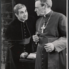 Leo Genn and Eduardo Ciannelli in the stage production The Devil's Advocate