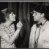 Sylvia Gassell and Gene Hackman in the stage production The Basement