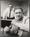 James Coco and Gene Hackman in the stage production Fragments