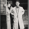 Sylvia Gassell and Gene Hackman in the stage production The Basement