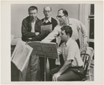 NY Pro Musica assembled around a clavichord